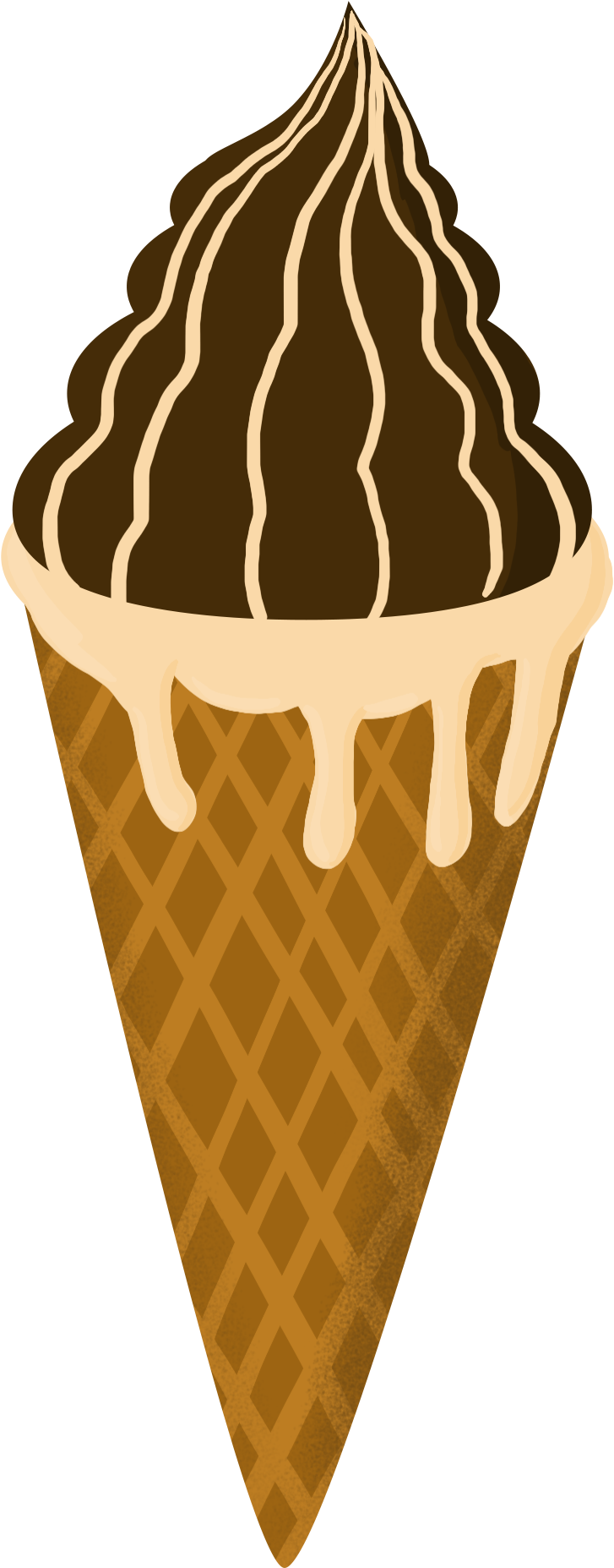 Ice Cream Food Decorative Elements Png And Psd - Soft Serve Ice Creams (2000x2000), Png Download