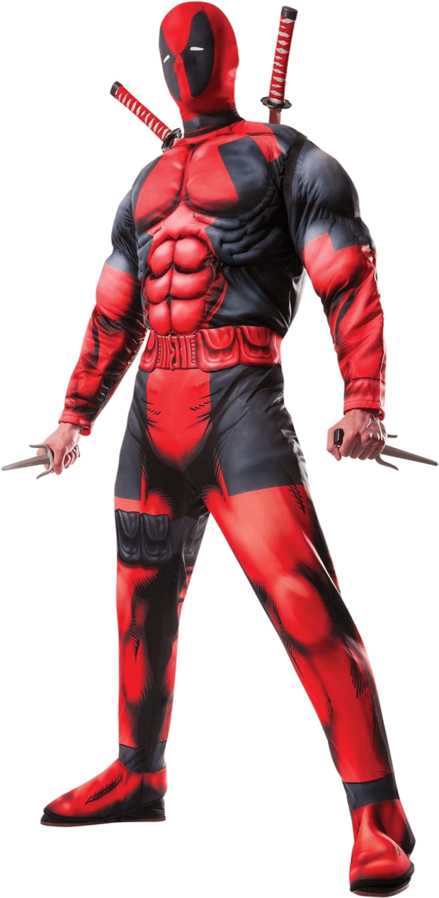 Deadpool Costume (799x1266), Png Download