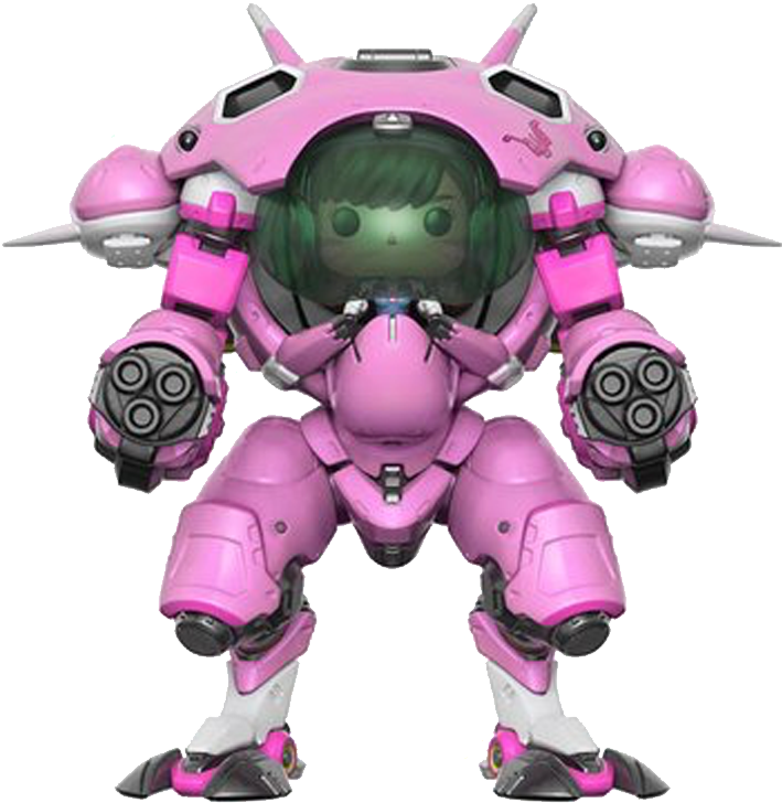 Meka With D - Dva Funko Pop Real (800x800), Png Download