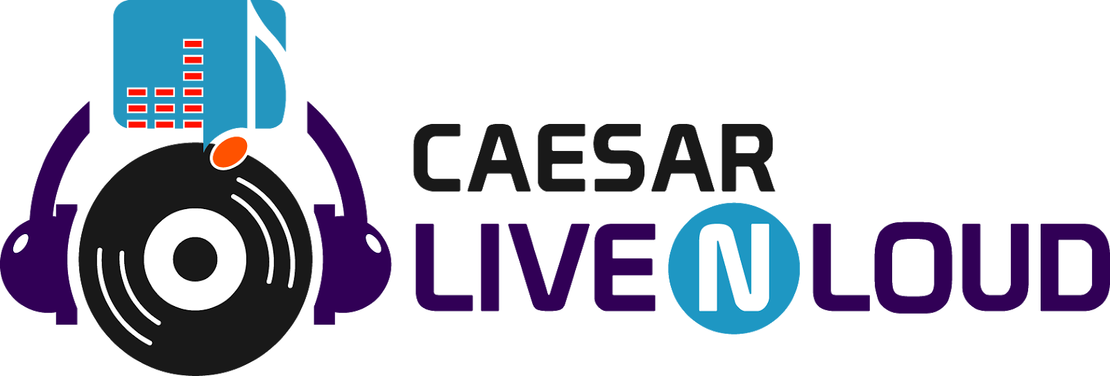Caesar Live N Loud - Graphic Design (1600x543), Png Download