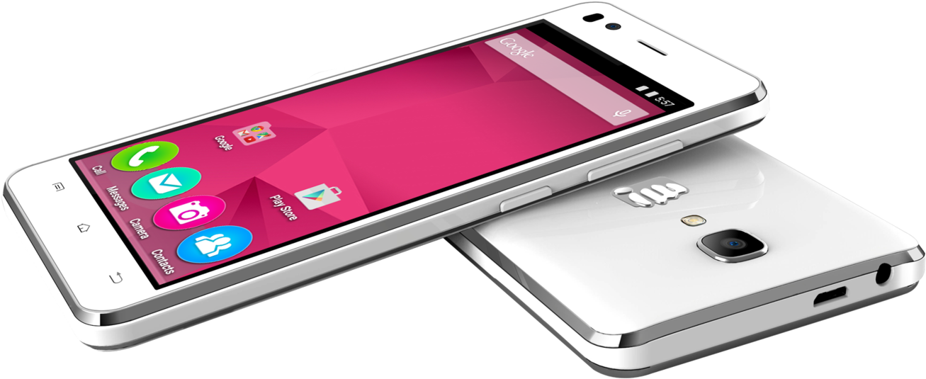 With A Focus On Front-facing Camera, Micromax Is Bringing - Feature Phone (1600x916), Png Download