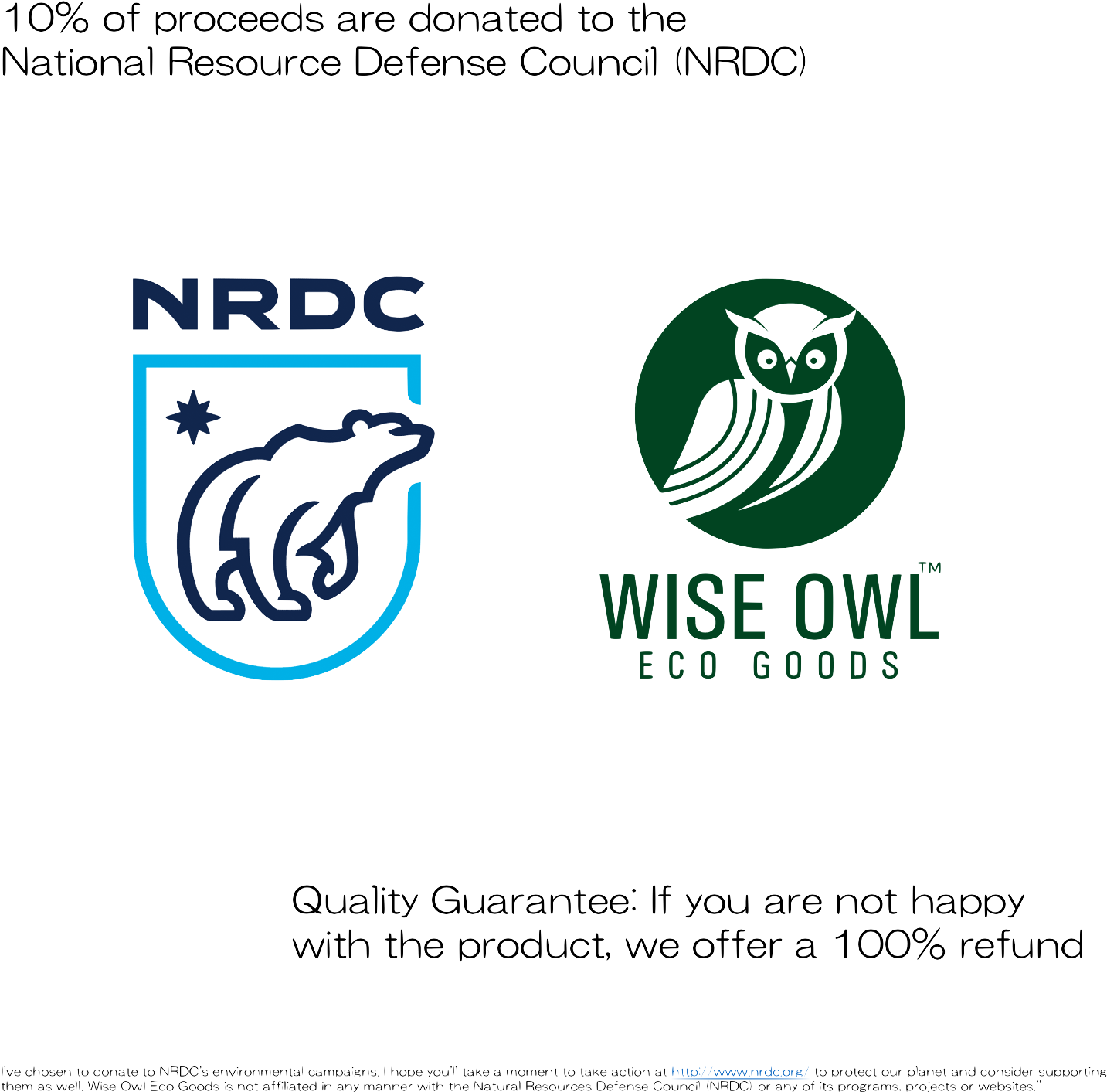 Ebony Wood Unisex Polarized Sunglasses - Natural Resources Defense Council (1596x1596), Png Download