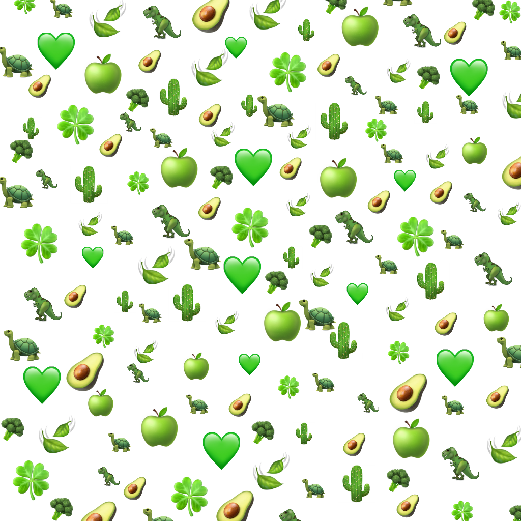Green Sticker - Много Эмодзи Пнг (1024x1024), Png Download