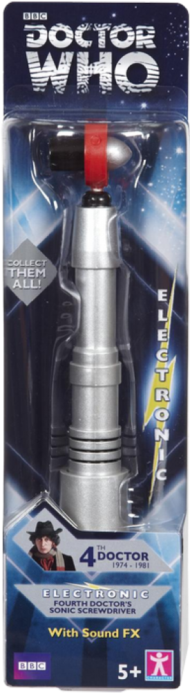 Dr Who 4th Doctors Sonic Screwdriver - 5 Doctor Who Toys Sonic Screwdriver (1000x1000), Png Download