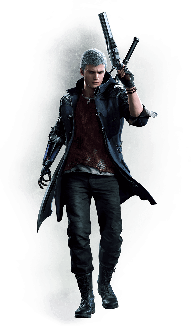 銃を構えるネロの画像 Videogames, Bayonetta, Dmc 5, Devil May - Devil May Cry 5 Nero Jacket (800x1400), Png Download