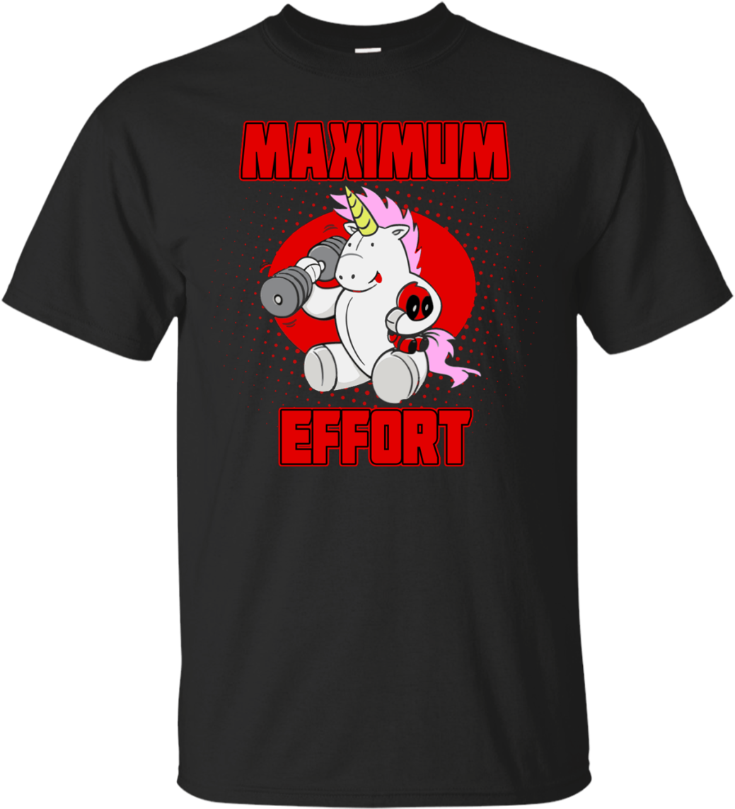 Deadpool Unicorn Maximum Effort T-shirt - Cheer Dad Shirt Ideas (1155x1155), Png Download