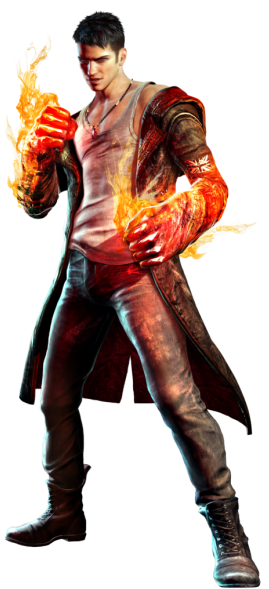 Download Png - Dmc Devil May Cry Dante (522x600), Png Download