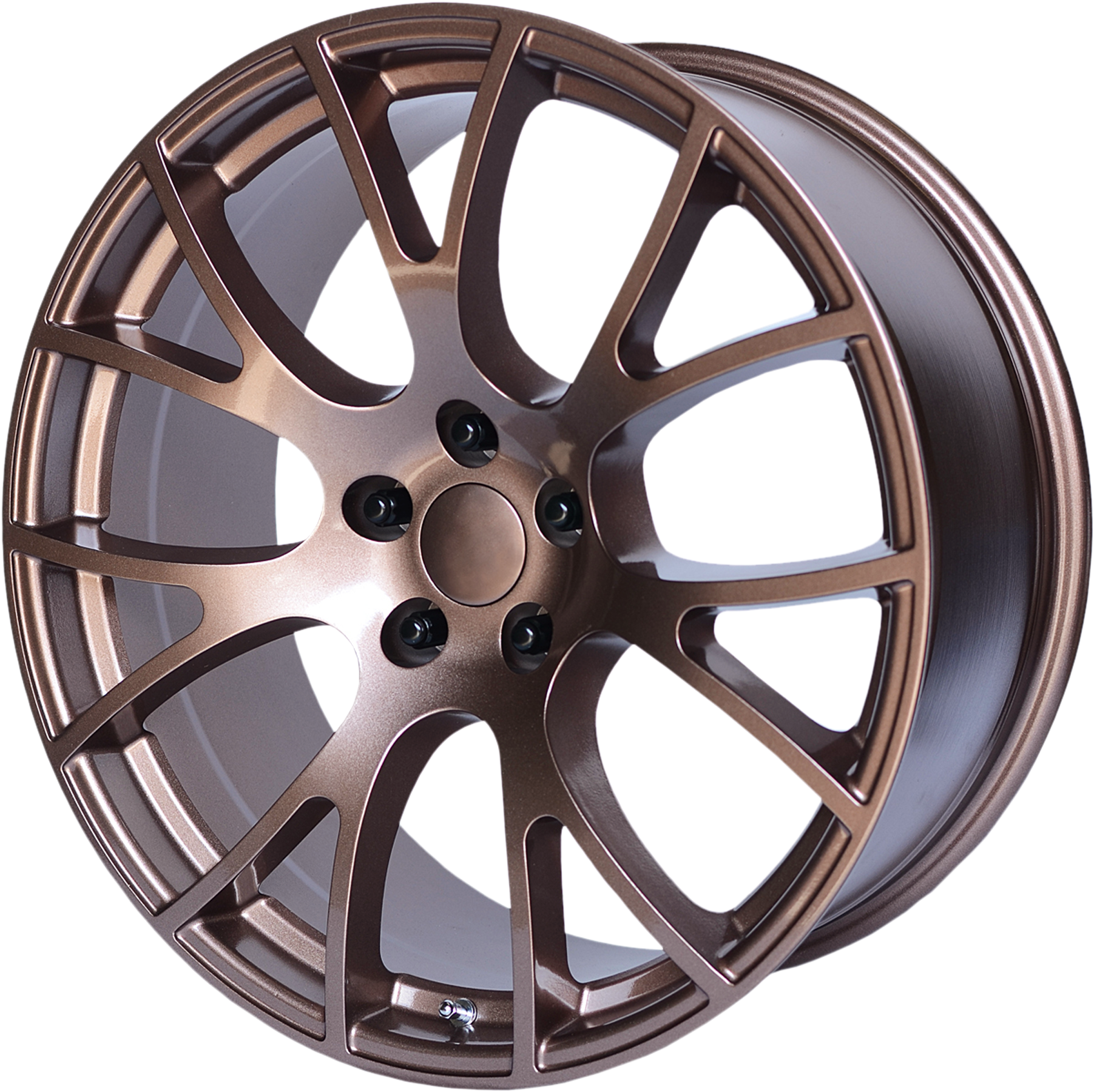 Details About Dodge Challenger Srt Hellcat Style Wheel - Bronze Hellcat Wheels (2000x2000), Png Download