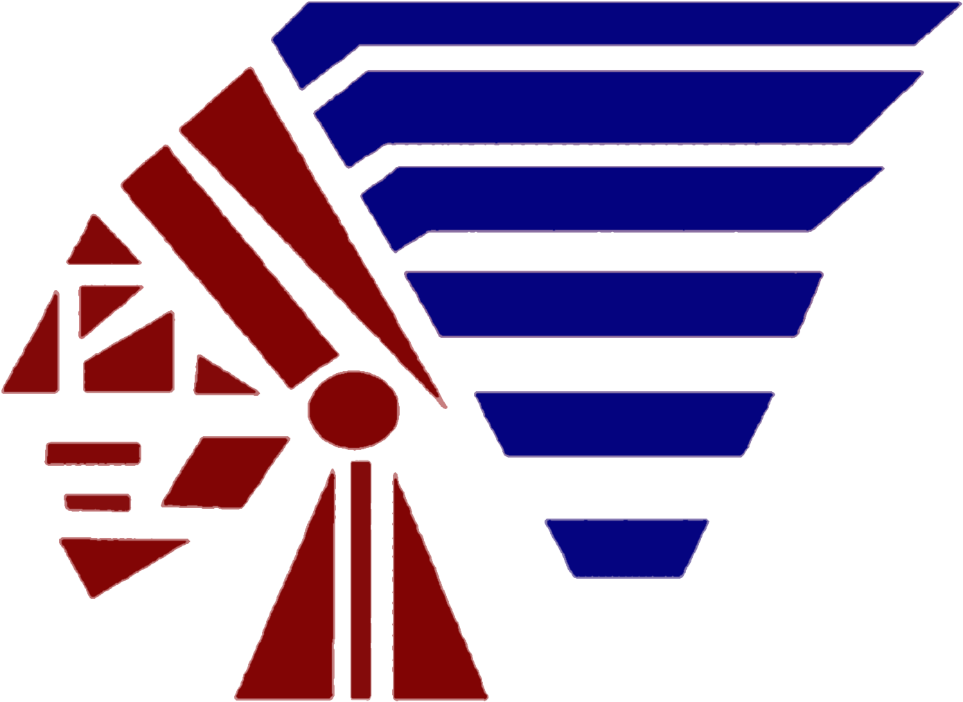 Indianhead Mallentrancepainting - Piqua High School Logo (1787x1472), Png Download