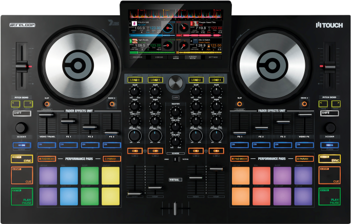 Virtualdj Pro Oem Included - Reloop Touch (800x450), Png Download