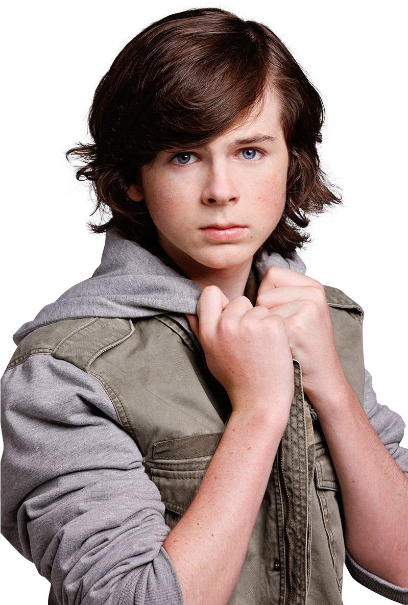 Chandler Riggs - Chandler Riggs And Camila Cabello (798x1198), Png Download
