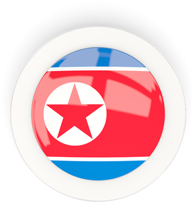 Illustration Of Flag Of North Korea - North Korea Flag Icon (640x480), Png Download