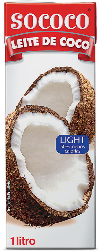 Leite De Coco Light Sococo - Leite De Coco Sococo 1 Litro (1000x1000), Png Download