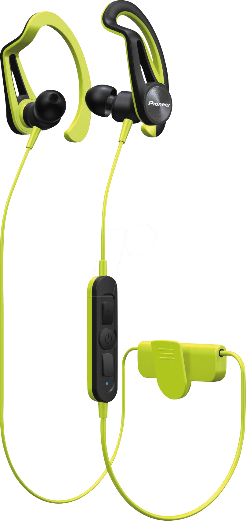 In Ear Wireless Sport Headphones, Yellow Pioneer Se - Pioneer Se E7bt Y (806x1706), Png Download