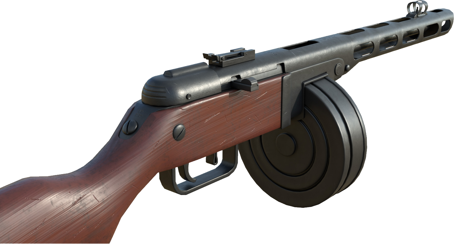 Ppsh-41 Png - Ppsh 41 (1453x782), Png Download