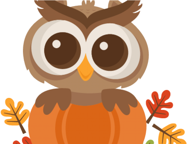 Fall Clipart Silhouette - Clip Art Owl Pumpkin (640x480), Png Download