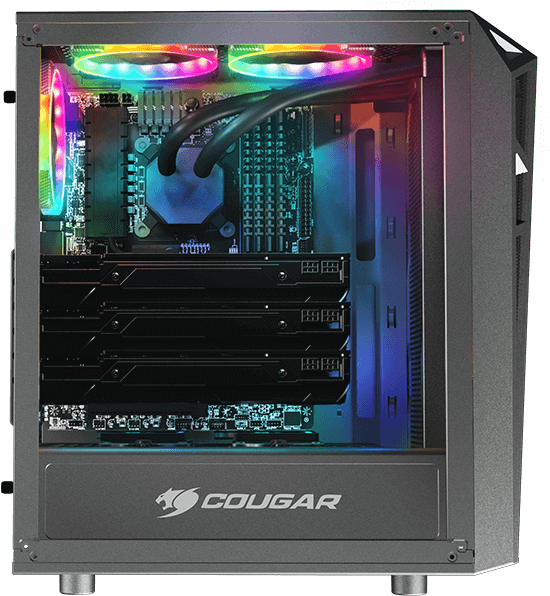 Photos - Case Cougar Turret Rgb (900x650), Png Download