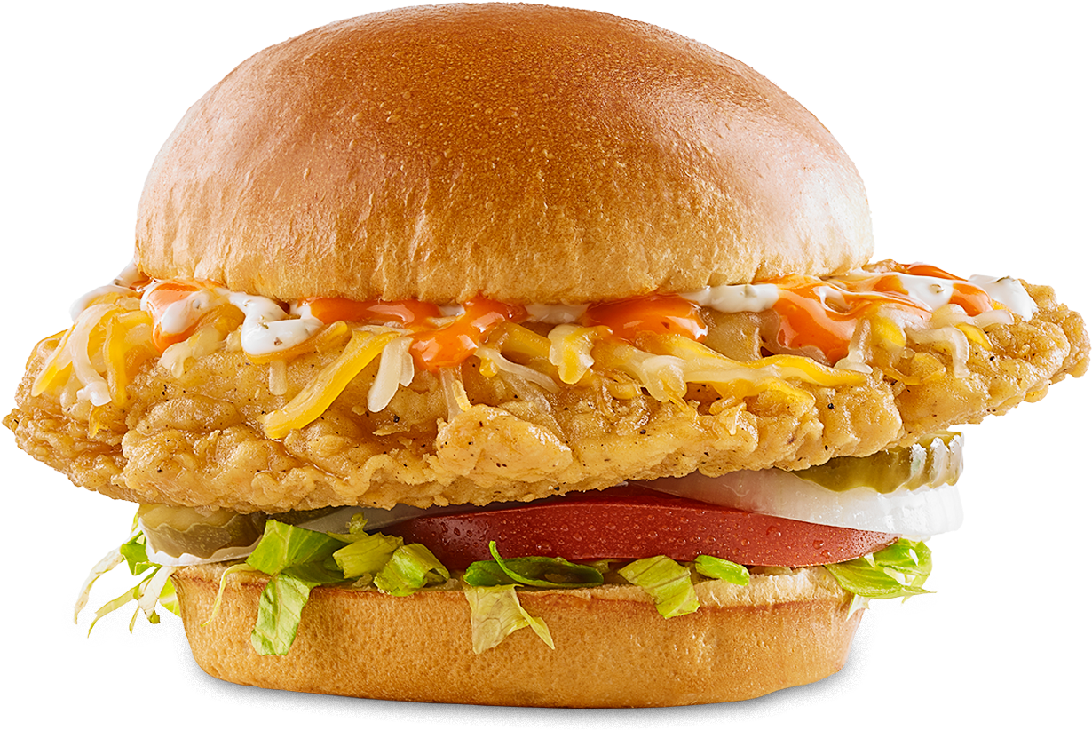 Buffalo Wild Wings Buffalo Ranch Chicken Sandwich (1920x1080), Png Download