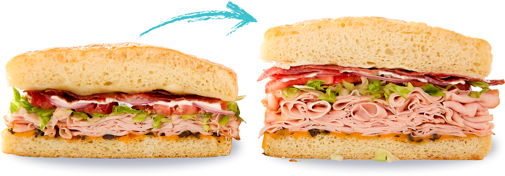 Austin-eatery Menu - Ham And Cheese Sandwich (2232x660), Png Download