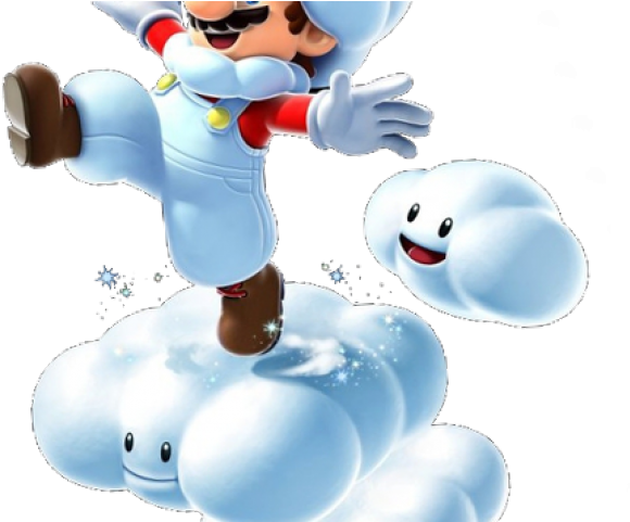 Cloud Computing Clipart Mario Cloud - Super Mario Galaxy 2 Cloud (640x480), Png Download