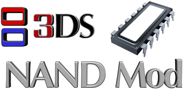 3ds Nand Mod Pro - Flash Memory (860x368), Png Download