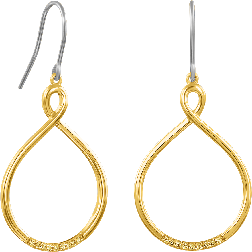 Oval Twist Hoop Earrings - Earrings (1024x1024), Png Download