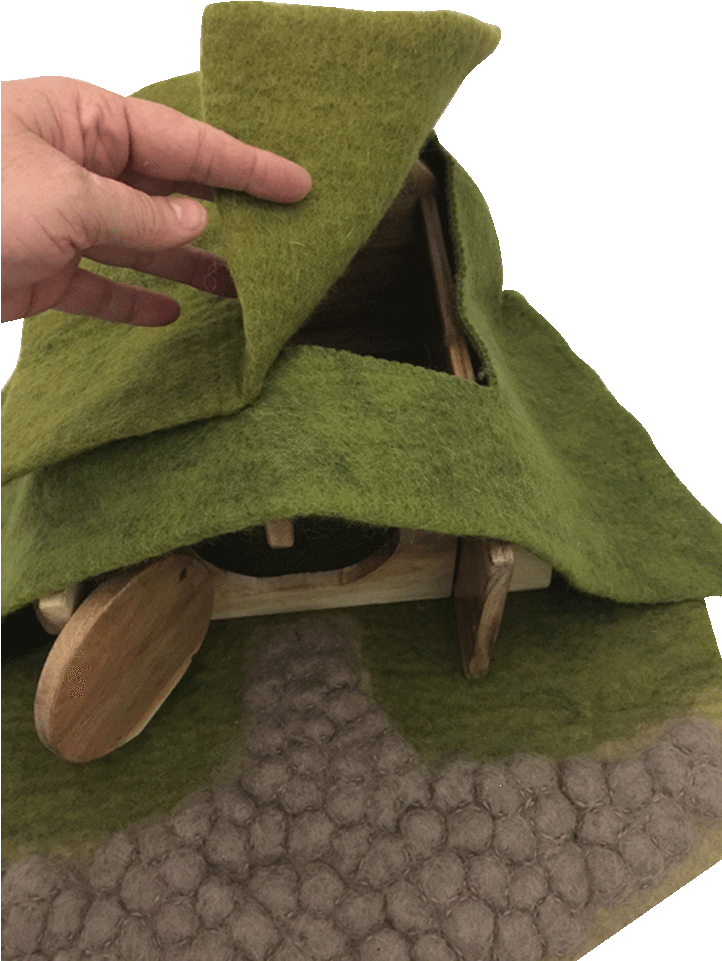 Fairy Play Hobbit House & Mr Hobbit Earth Fairy - Suede (1000x1000), Png Download