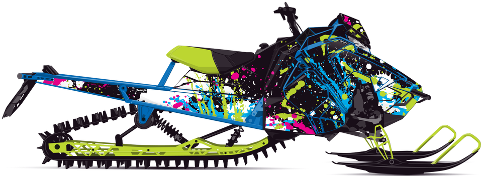 Splatter - Polaris Ski Doo 2011 (971x694), Png Download