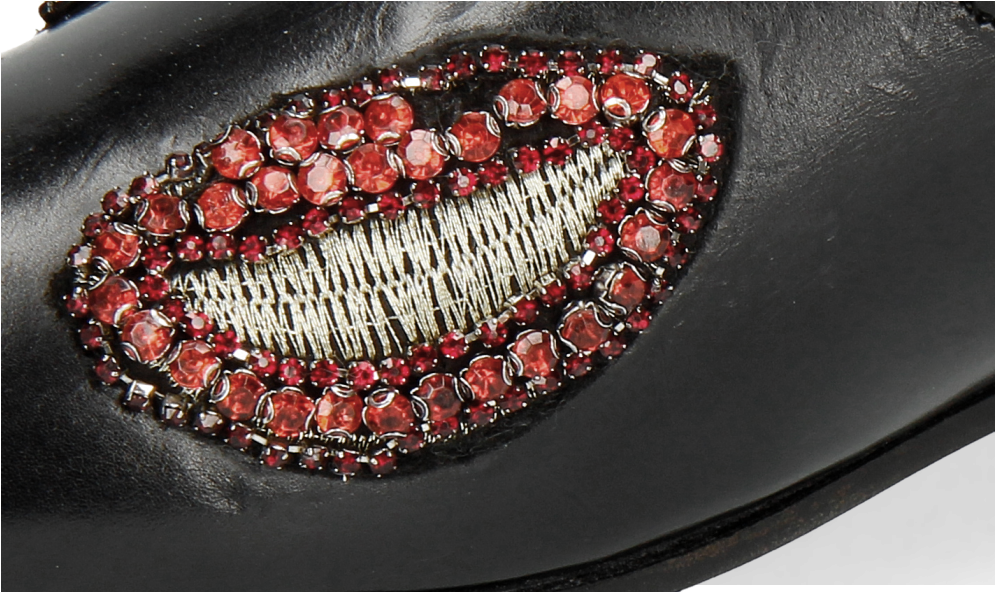 Loafers Scarlett 8 Black Patch Dragon Fly Bug - Lipstick (1024x1024), Png Download