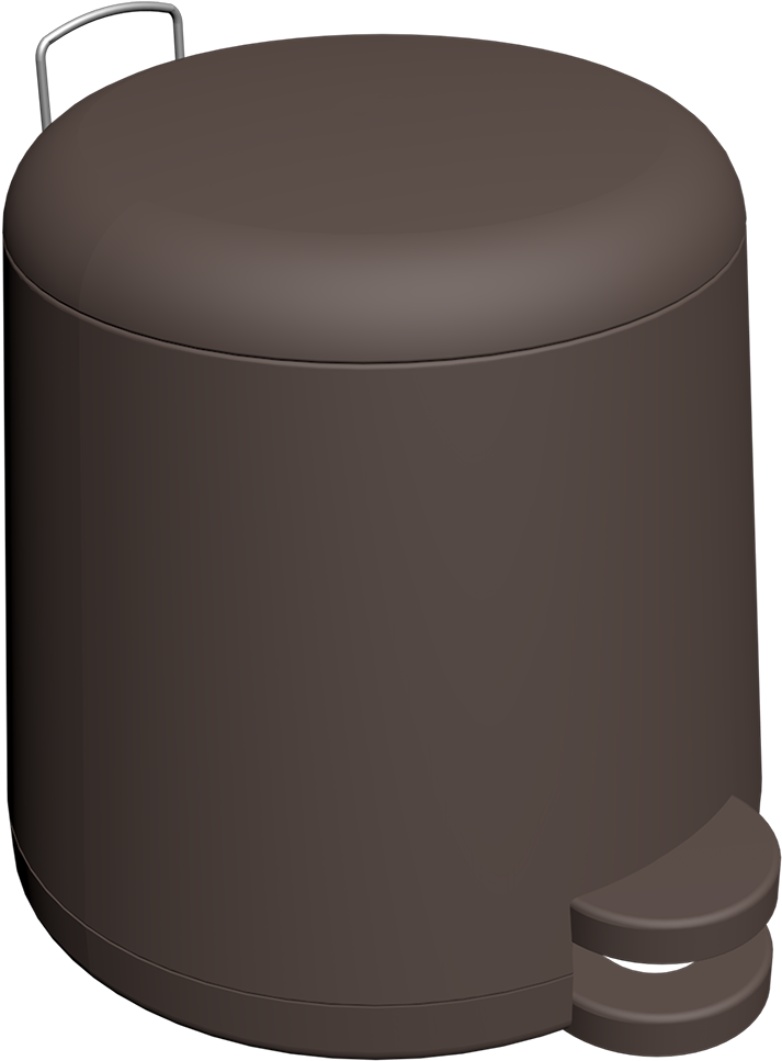 Snapp Pedal Trash Can 5 Liters - Ottoman (1000x1000), Png Download