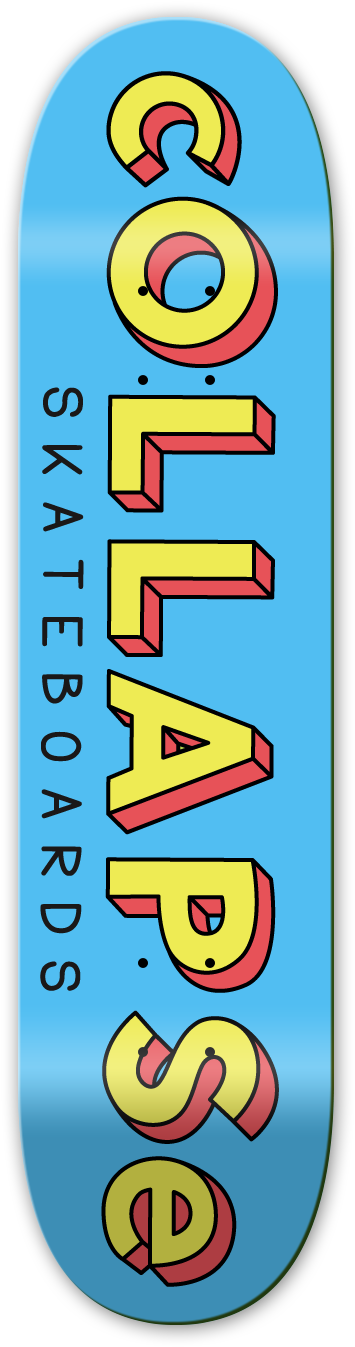 Logo Block V2 - Skateboard Deck (711x1530), Png Download