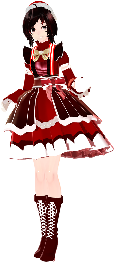 Anime Santa Hat Png - Illustration (730x1095), Png Download