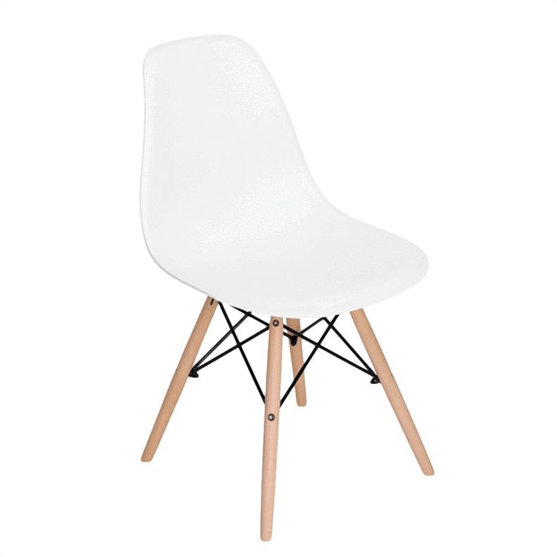 Woody Side Silla De Abs Y Madera - Rocking Chair (1024x1024), Png Download