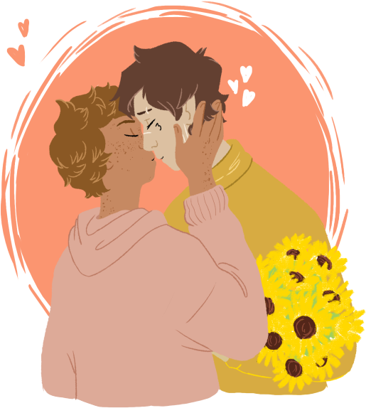 Jean Is A Sunflower - Illustration (540x631), Png Download