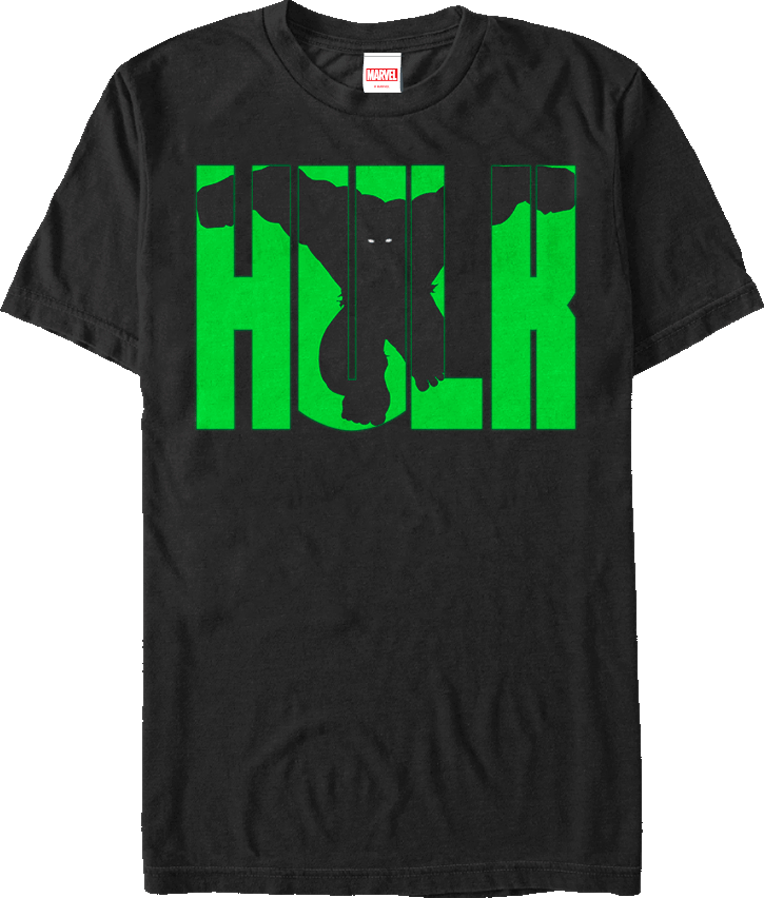 Hulk Silhouette On Shirt (764x898), Png Download