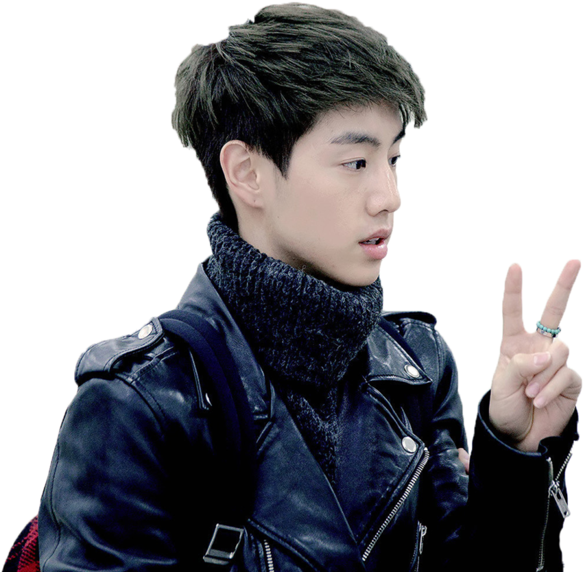 Got7 Mark Png - Leather Jacket (936x853), Png Download