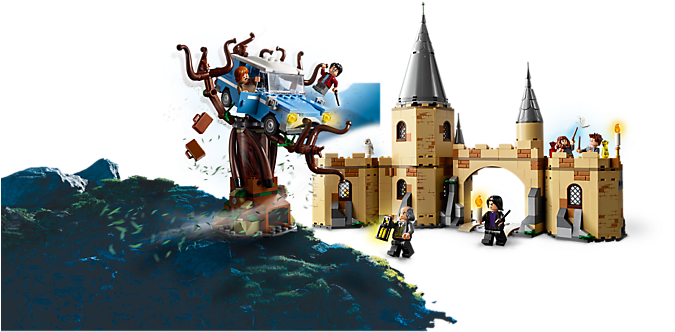 Hogwarts™ Whomping Willow™ - Zestaw Lego Harry Potter Bijąca Wierzba (800x600), Png Download
