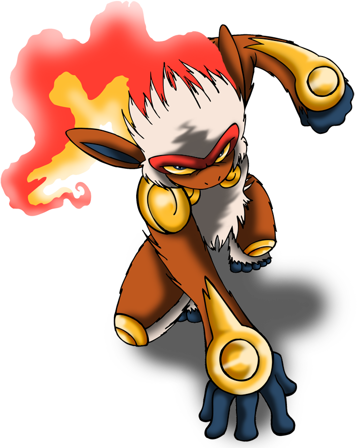 Hola Chicos, ¿cómo Vamos, Os Doy La Bienvenida A Poke - Infernape Png (738x900), Png Download