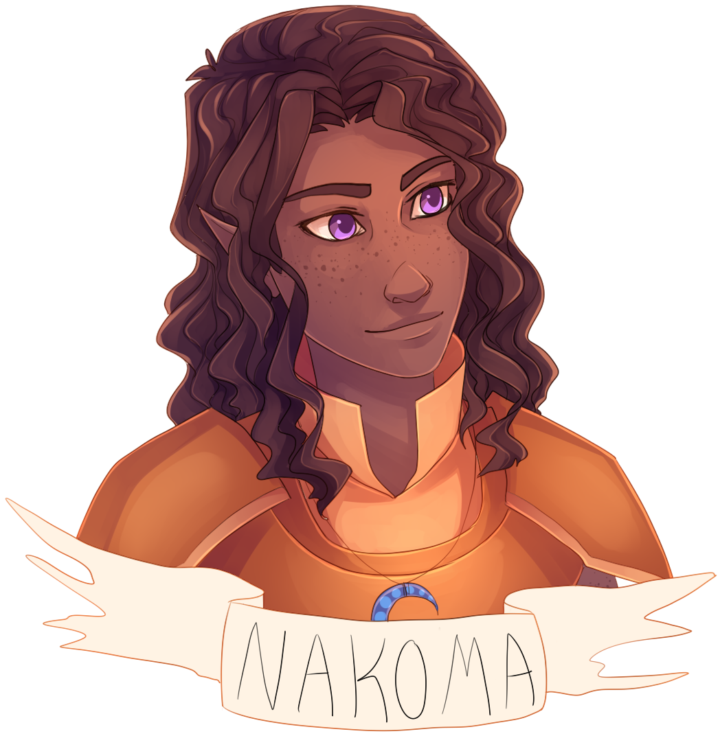 Nakoma Elf Cleric Level 1 She/her Pronouns Age - Cartoon (1300x1300), Png Download