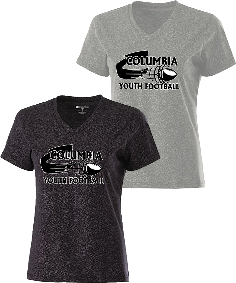 Columbia Youth Football Ladies Glimmer Tee - Active Shirt (1200x1200), Png Download