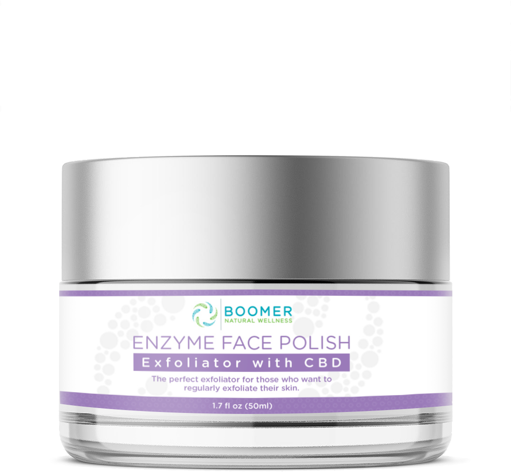 Enzyme Face Polish Exfoliator Infused With Cbd - Cosmetics (1404x1404), Png Download
