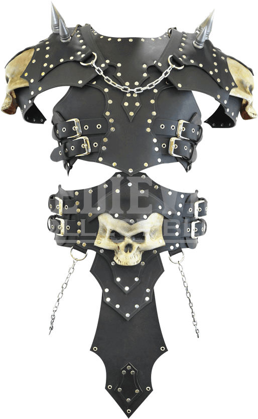 Medieval Necromancer Armored Robes (850x850), Png Download