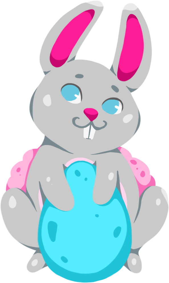 Meet The Easter Bunny At The 2019 Tmcc Easter Egg Hunt - Cartoon (593x993), Png Download