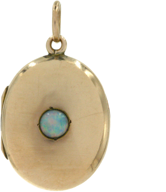 Early 1900s Opal Locket - Locket (1024x683), Png Download