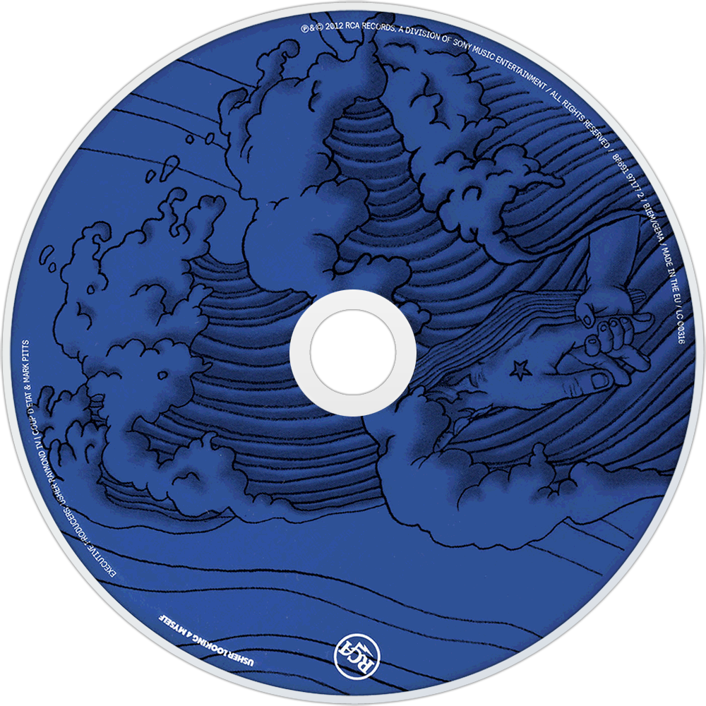 Usher Looking 4 Myself Cd Disc Image - Circle (1000x1000), Png Download