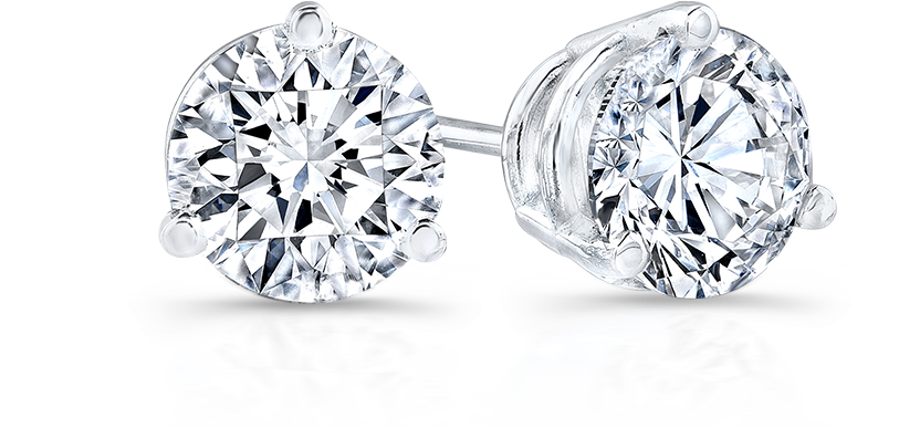 Dahlkemper Diamond Studs - Earrings (832x387), Png Download