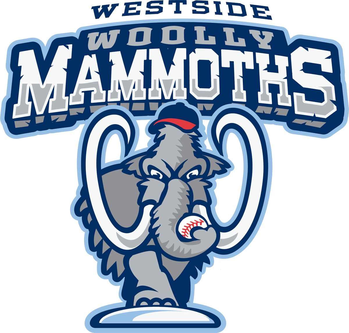 Uspbl - Uspbl Westside Woolly Mammoths Logo (1200x1144), Png Download