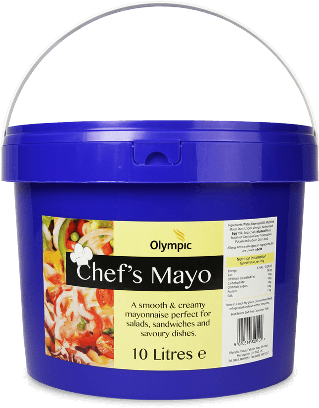 Olympic Chefs Mayo 10l Bucket - Rice Cooker (800x990), Png Download