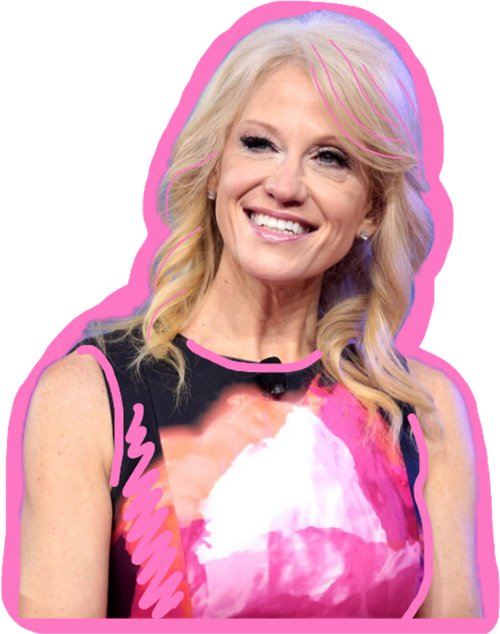 #freetoedit #ftestickers #kellyanneconway #freetoedit - Females In Trump's Administration (1024x1300), Png Download