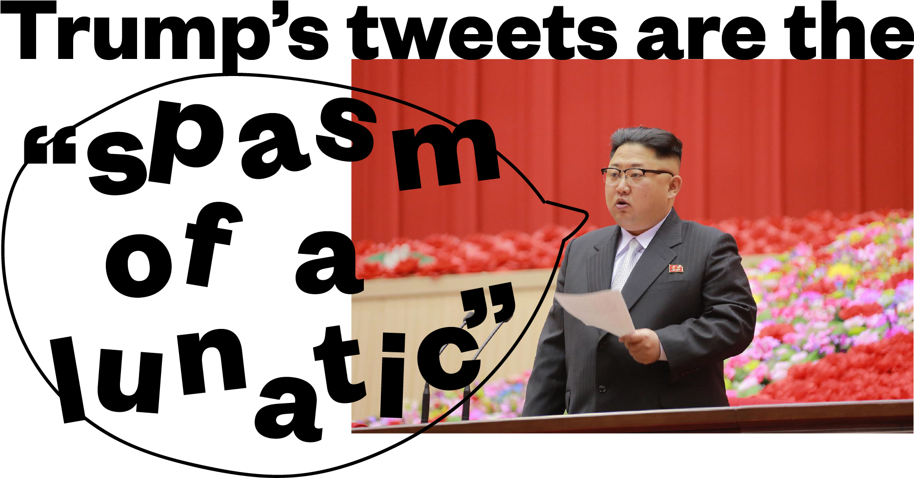 North Korea Calls Trump's Nuclear Tweets The "spasm - Public Speaking (1873x1081), Png Download